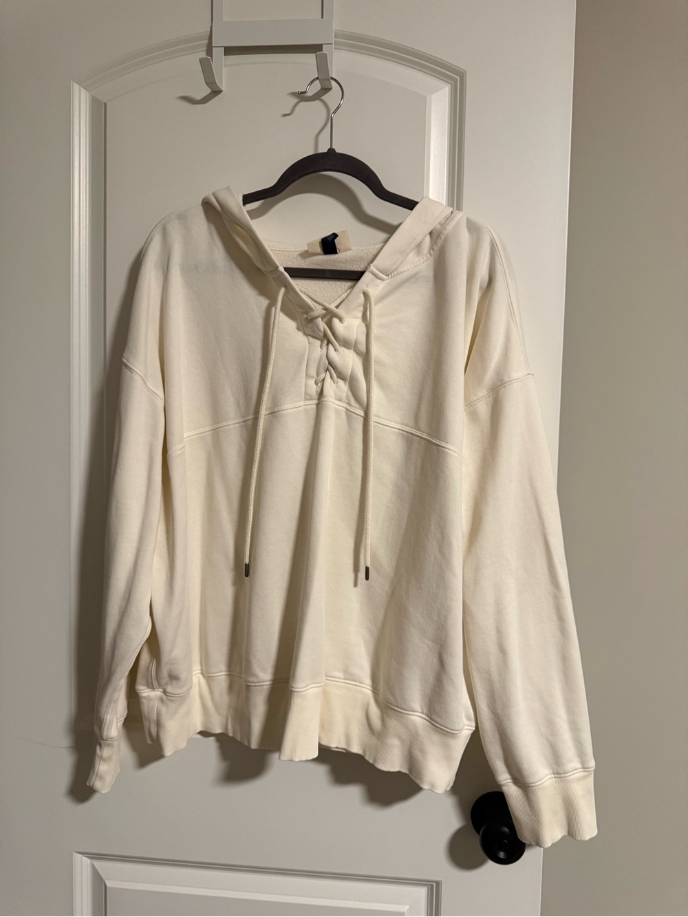 Universal Thread Lace Up Hoodie Pullover Sweatshirt size XXL